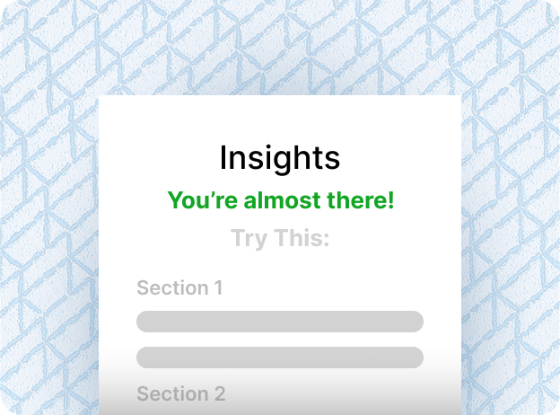 Receive Insights
